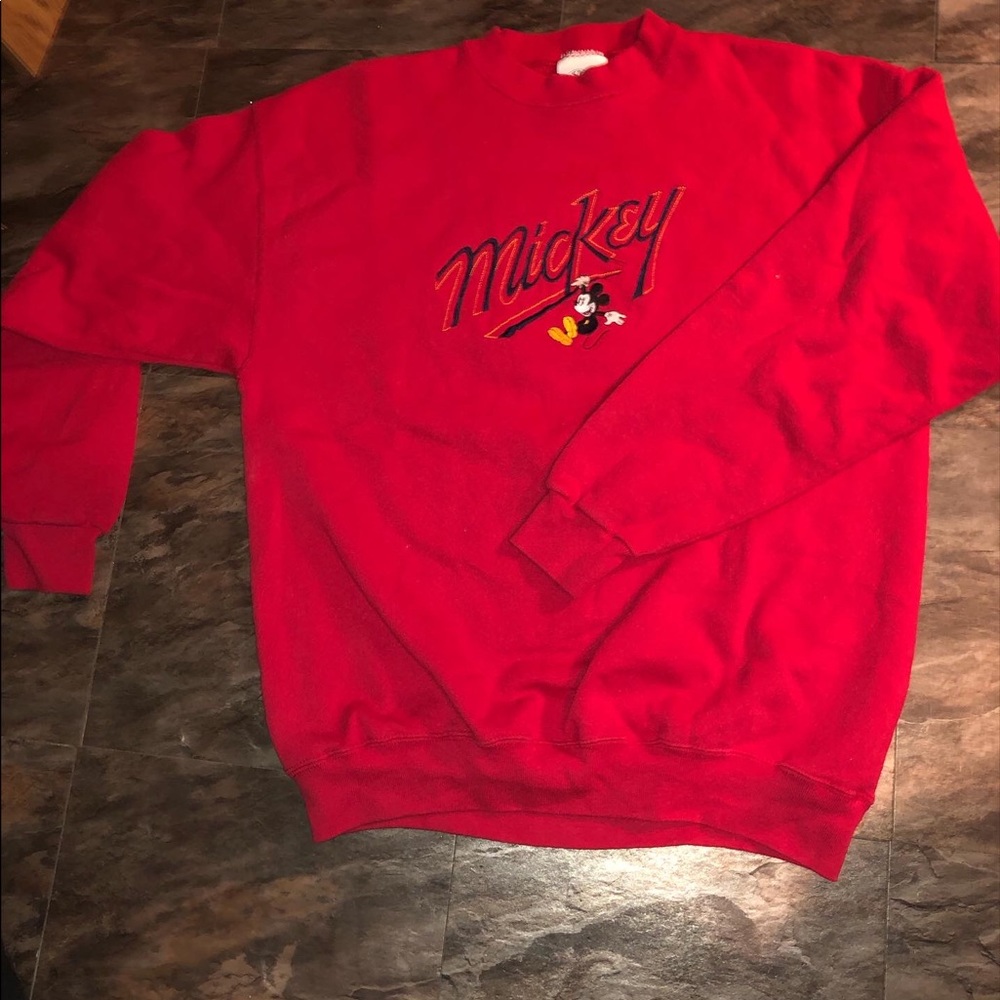 Vintage Mickey Mouse crewneck size large